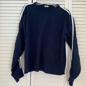Navy long sleeved shirt